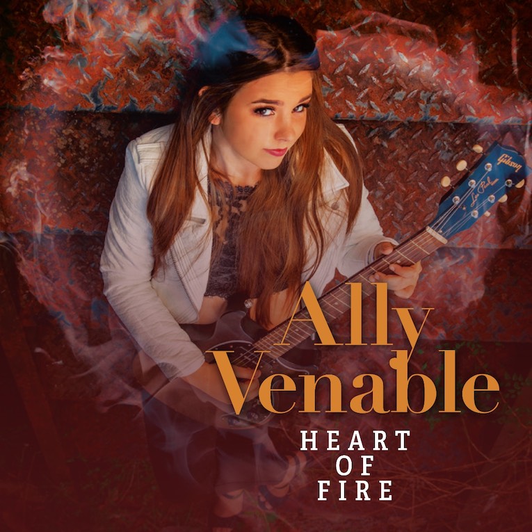 Ally Venable Hart of Fire album cover