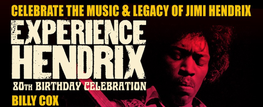 Experience Hendrix 80th Birthday Concert Event At ACL Live Dec. 4, concert flyer