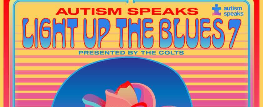 'Light Up The Blues 7', concert fundraiser flyer